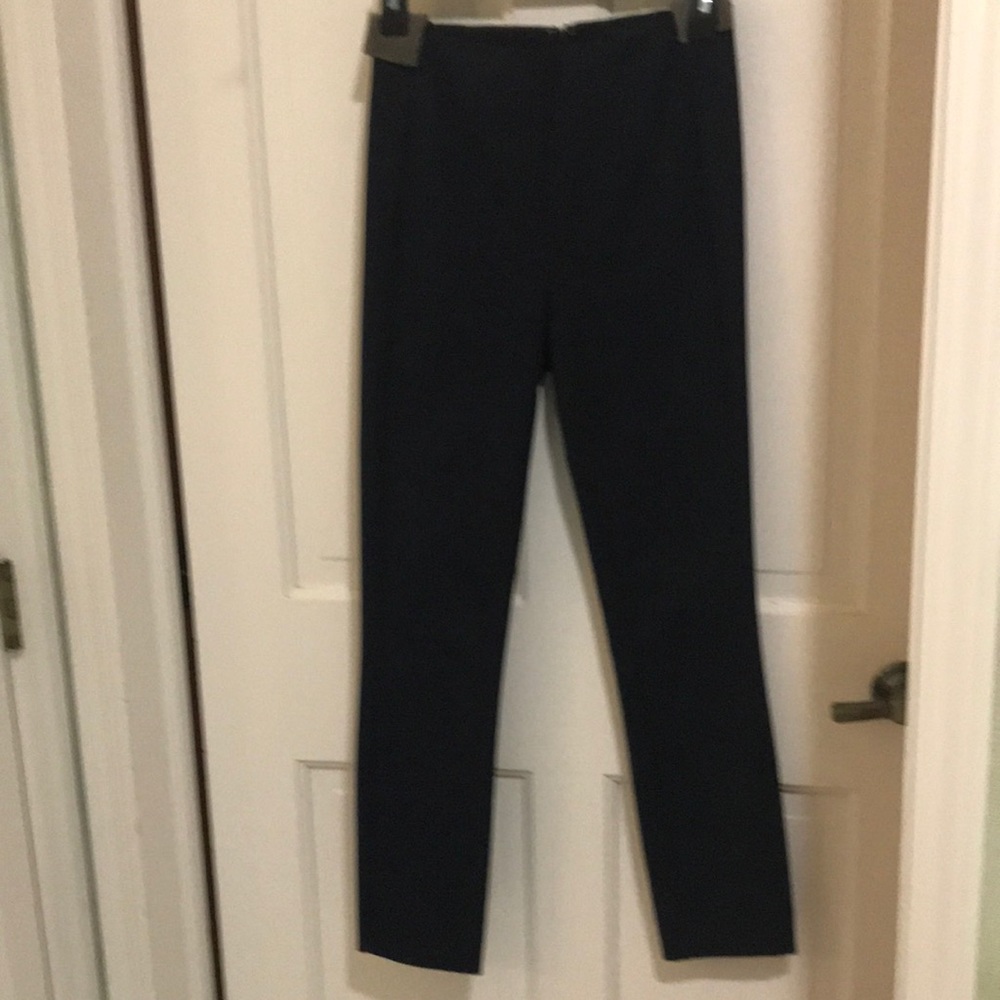 Rag & Bone straight high waisted back zip  pants